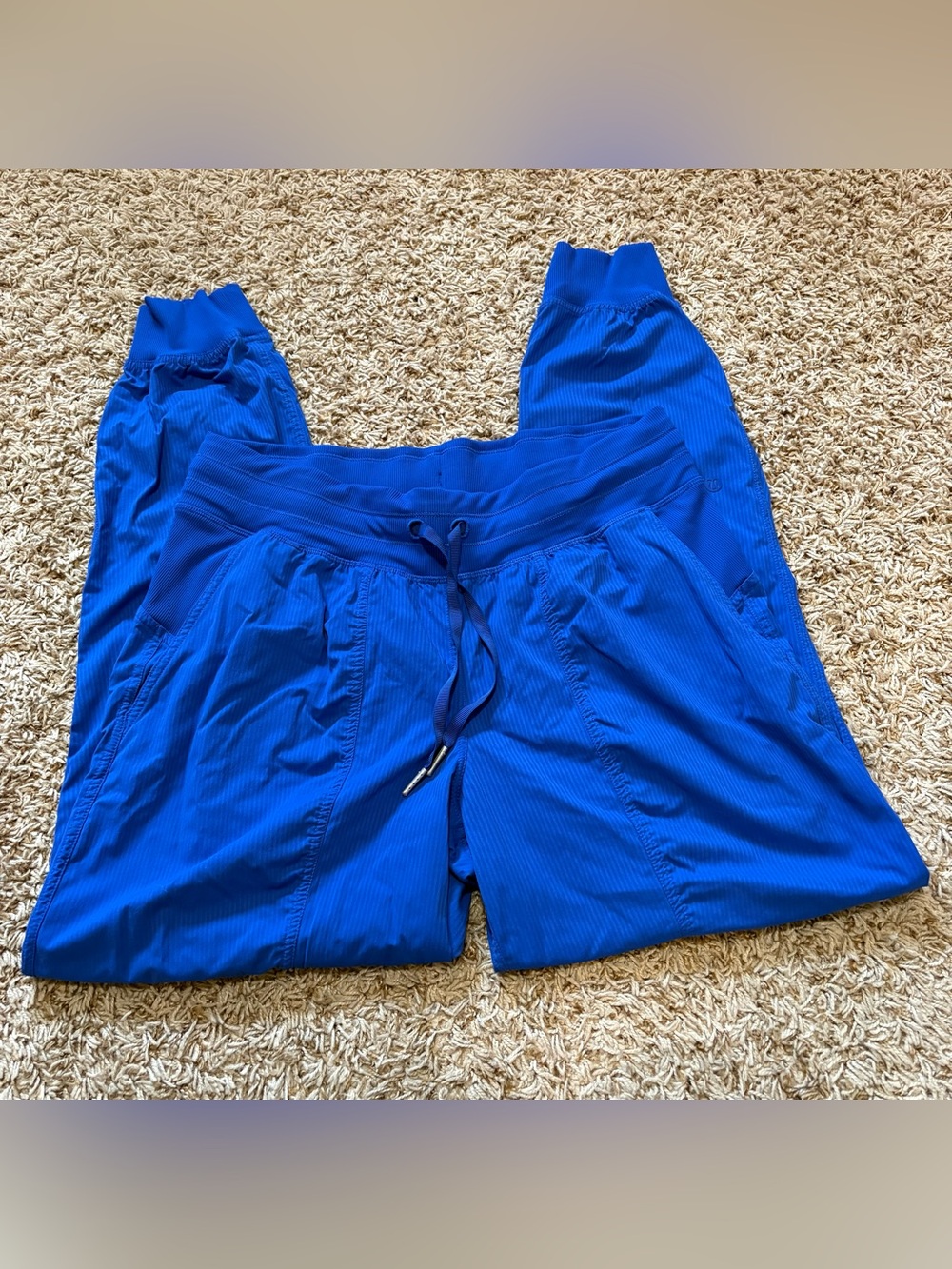 Lululemon Dance Studio Mide Rise Joggers Full Length Womens size 10 in blue